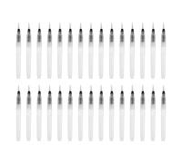 PATIKIL 30 pinceles de agua recargables, bolígrafos de acuarela de 16 mm / 0.63in, puntas puntiagudas de nailon para pintar caligrafía, acrílico y gouache, suministros de arte, artistas principiantes