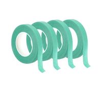 PATIKIL 30 Yardas de Cintas Florales 4 Rollos de Cinta de Papel Crepé para Envolver Tallos de Flores Impermeable Verde (27 Metros)