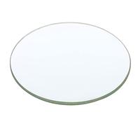 PATIKIL 300mm Focal Longitud Doble Convexa Lente, 100mm Diámetro 11mm Altura Vidrio Ópticamente Pulido Redondo Bordes Lente para Física Experimento, Transparente