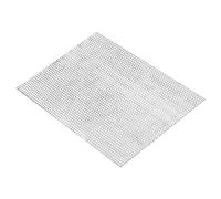 PATIKIL 300x200mm 304 Inoxidable Acero Perforada Chapa, 5 Agujero 19GA Expandido Metal Malla Placa Pantalla Decorativas Mallas para Ventilación Parrilla Ahumar
