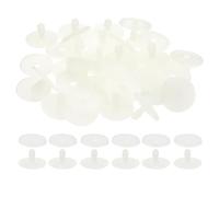 PATIKIL 30mm Articulaciones de Muñeca 20 Juegos de Conectores de Articulaciones de Plástico Desmontables para Osos Extremidades Cabeza Articulaciones Manualidades DIY Blanco