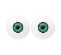 PATIKIL 30mm Ojos 1 Par de Ojos de Acrílico Realistas Medio Ojos de Plásticos Máscaras Adornos de Halloween Arte Manual Verde