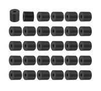PATIKIL 30pcs Espaciadores de Goma, M4 Arandelas Multiusas Almohadillas de Aislamiento Antivibración Redondo de Neopreno Aislante para DIY Impacto Absorbente, 4x15x15mm (ID*OD*Grosor)