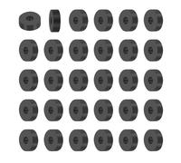 PATIKIL 30pcs Espaciadores de Goma, M4 Arandelas Multiusas Almohadillas de Aislamiento Antivibración Redondo de Neopreno Aislante para DIY Impacto Absorbente, 4x12x4mm (ID*OD*Grosor)