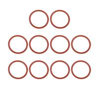 PATIKIL 30pcs Juntas Tóricas Rojas, 33x27x3mm(OD*ID*T) Anillo de Silicona O Ring Sellado Métrico VMQ Reemplazo para Reparación de Válvulas de Compresor de Fontanería Automóviles HVAC