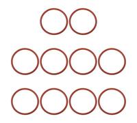PATIKIL 30pcs Juntas Tóricas Rojas, 43x37x3mm(OD*ID*T) Anillo de Silicona O Ring Sellado Métrico VMQ Reemplazo para Reparación de Válvulas de Compresor de Fontanería Automóviles HVAC