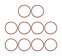 PATIKIL 30pcs Juntas Tóricas Rojas, 58x52x3mm(OD*ID*T) Anillo de Silicona O Ring Sellado Métrico VMQ Reemplazo para Reparación de Válvulas de Compresor de Fontanería Automóviles HVAC