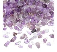 PATIKIL 350 Piezas Perlas de Piedra de Chip, de Cristales de Piedras Preciosas Sueltas Irregulares para Hacer Joyas Diy Pulseras Collar Pendientes, Púrpura