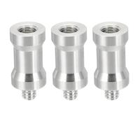 PATIKIL 3pcs Cámara Espárrago Tornillo Convertidor M8 Hembra A 1/4" Macho