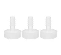 PATIKIL 3pcs Conector de Manguera de Plástico, 10mm Púa a 19mm Rosca G Conexión de Manguera Empalmador Adaptador de Tubería Accesorio para Acuario Agua Líquido Aire Gas Combustible Riego