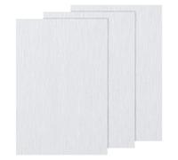 PATIKIL 3pcs Placa de Aluminio 6061, 102x152x10mm Chapa Plana de Metal Hoja Metálica con Película Protectora para DIY Modelo Artesanía Bricolaje Industria Elaboración Perforación