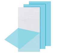 PATIKIL 3pcs Placa de Aluminio 6061, 102x50x3mm Chapa Plana de Metal Hoja Metálica con Película Protectora para DIY Modelo Artesanía Bricolaje Industria Elaboración Perforación