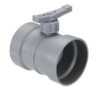 PATIKIL 4.3" Válvula de Volumen Manual para Conducto de HVAC, Ajuste de PP Retardante de Llama Control de Flujo de Aire de Contrapresión, Gris Oscuro