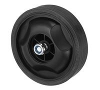 PATIKIL 4.5" Ruedas para Compresor de Aire Rueda Universal de Repuesto para Compresor de Aire con Orificio de 0.5" para una Movilidad Fácil Negra