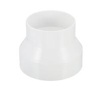 PATIKIL 4" a 3" Conducto Reductor Conducto Conector Conducto En Línea Adaptador Aumentador ABS Plástico Ventilación para HVAC Calefacción Enfriamiento Aire Ventilación