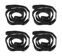PATIKIL 4 Piezas 51 Inch Cintas Daisy Chain Cintas De Escalada Negro