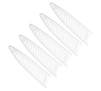 PATIKIL 4 Pulgadas Plástico Cuchillo Cubierta, 5 Paquete Mangas Cuchillos Borde Guard Cuchillo Protector Cuchillo Funda para Cocina Chef Estilo 1, Blanco