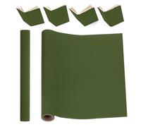 PATIKIL 40"x16" Tela para encuadernación, Cubierta de lino para libros Reparación de encuadernación Tela para encuadernación para artes de libros Costura manualidades, Verde