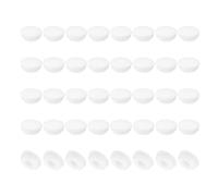 PATIKIL 40pcs Silicona Agujero Tapón para Orificio de 12-13 mm, Botón Redondo Mueble Protector Goma Snap-In Cierre Multiuso para Pared Cocina Armario Botella, Crema
