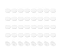 PATIKIL 40pcs Silicona Agujero Tapón para Orificio de 15.5-17 mm, Botón Redondo Mueble Protector Goma Snap-In Cierre Multiuso para Pared Cocina Armario Botella, Crema