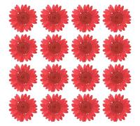 PATIKIL 48 Piezas de Flores Secas Prensadas Naturales Margarita para Manualidades de Arte DIY Decoración del Hogar Decoración de Uñas Rojo intenso
