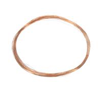 PATIKIL 49 Pies Sólido Desnudo Cobre Alambre, 36 Calibre 99.9% Puro Cobre Alambre 0,2mm Suave Cuentas Alambre Metal Planta Tallo Lazos para Joyería Artesanía (15m)