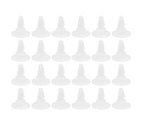 PATIKIL 4mm PCB Espaciador, 50 Paquete Redondo Cabeza Clavo Forma PCB Aislado Tablero Base Placa Separadores Plástico Pie Soporte Herraje Herramienta, Blanco