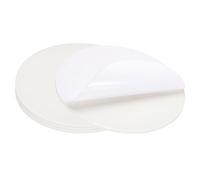 PATIKIL 4pcs Almohadillas de Fieltro para Muebles, 305mm/12 Fieltro Adhesivo Belcro Redondo Antideslizantes Protectores para Patas de Mesa Silla Lámpara Muebles, Blanco