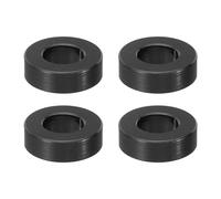 PATIKIL 4pcs M8 Separadores de Aluminio, Espaciadores Redondos de Metal Espaciadores Metálicos de Aluminio para M8 Tornillo Pernos, 5x8.2x16mm (L*ID*OD), Negro