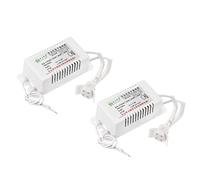 PATIKIL 4x2x1" Electrónico Balastro, 2 Paquete 220 V AC 22/40 Vatios Anillo Fluorescente Lámpara Universal Balastro Tubo Instantáneo Arranque, Plateado Tono
