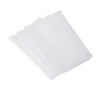PATIKIL 5.1x7.5" Libro Cubierta, 10uds PP Ajustable Libro Texto Protector con Adhesiva Cinta Contra Agua Aceite Polvo Rasguños para Oficina Trabajo, Transparente