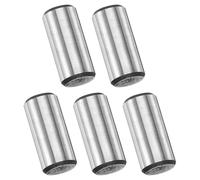 PATIKIL 5 pasadores de acero al carbono, varillas de metal redondas de 3/8 x 3/4 pulgadas, eje de barra lineal, barra sólida para clavijas, estantes de soporte, bricolaje, eje de manualidades, modelo