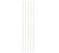 PATIKIL 5 Piezas de Varilla Redonda de Latón, 1.5mm x 10" Barra de Stock de Torno de Latón H62 para Hacer Manualidades DIY Modelos de Hardware de Barcos de Aviones de Coches Noveles, Cobre