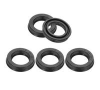 PATIKIL 5 Pzas Retén de Aceite 16 x 24 x 5mm para Eje Negro | Juntas Labiales Caucho Nitrílico Cubierta Arandela Radial, para Cilindro Automotriz Cárter de Motor Tapón de Drenaje