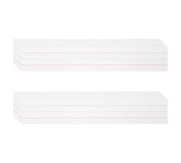 PATIKIL 50 Hojas De Tiras De Oraciones Borrables En Seco 2" x 12" Papel Rayado Reutilizable Azul Rojo Con Líneas Para Profesores Horario De Aula