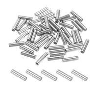 PATIKIL 50 Pcs Pasadores Metálicos 5x20 mm Soporte Para Estantes Plateado | Elementos De Sujeción Para Estantes De Librería Armario Componente, 304 Acero Inoxidable