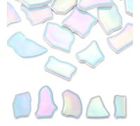 PATIKIL 500g/1.1LB Baldosas De Mosaico Cerámico Irregulares, Fragmentos De Porcelana Rotos De 0.79"-1.57" Para Manualidades DIY Decoración Del Hogar, Azul Brillante