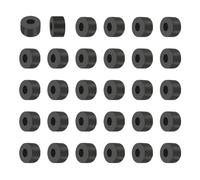 PATIKIL 50pcs Espaciadores de Goma, M4 Arandelas Multiusas Almohadillas de Aislamiento Antivibración Redondo de Neopreno Aislante para DIY Impacto Absorbente, 4x9x5mm (ID*OD*Grosor)