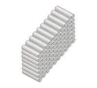 PATIKIL 50Pcs Pasadores Cilíndricos 3 x 10mm, Soportes Cilíndricos para Estantes de Acero Inoxidable 304, Clavija Pasador para Fijar y Conectar Estantes Muebles