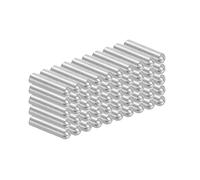PATIKIL 50Pcs Pasadores Cilíndricos de Acero Inoxidable 304 de 3*10mm, Pasadores de Cabeza Redonda con Extremo Plano Biselado para Soportar Estantes, Muebles y Dispositivos