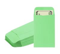 PATIKIL 50pcs Sobres para Dinero, Sobre Autoadhesivo de Efectivo Pequeña Bolsa para Sellos Monedas Semillas Cuentas Joyas Boletos Tarjetas Presupuesto Carta, 9x6cm, Verde Oscuro