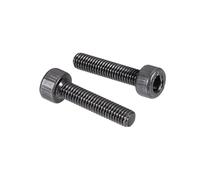 PATIKIL 50Pcs Tornillos de Cabeza Hueca Hexagonal M3 x 14mm, Grado 12.9 de Acero al Carbono, Óxido Negro, Roscado Completo, Tornillos para Reparación de Maquinaria