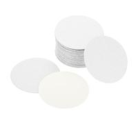 PATIKIL 55mm/2,15" Aluminio Lámina Tapa Revestimiento, 100uds Resistente Manipulación Inducción Calor Sellador Sellado Revestimientos para Vidrio Botella Tarro Tapa
