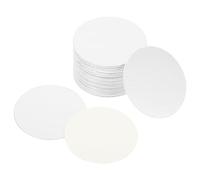 PATIKIL 55mm/2,15" Aluminio Lámina Tapa Revestimiento, 75uds Resistente Manipulación Inducción Calor Sellador Sellado Revestimientos para PE/HDPE Plástico Botella Tarro Tapa