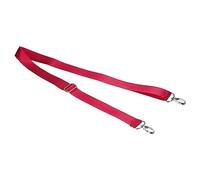 PATIKIL 59" Bandolera Correa, 0.98" Ancho Nylon Ajustable Reemplazo Correa con Metal Giratorio Ganchos para Cámara Portátil Estuche Bolso Maletín, Rojo