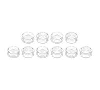 PATIKIL 5mm LED Lámpara Soporte, 10 Paquete Luz Emisión Diodo Tapas para Lámpara Bombilla Montaje Panel Pantalla Protectora Cubierta, Transparente