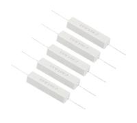 PATIKIL 5Pcs 10K Ohm Resistencias 10W Resistencia de Cemento Cerámico de Potencia con Tolerancia del 5% para Computadoras Televisores Y Placas de Circuito Impreso