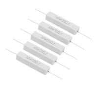 PATIKIL 5Pcs 33 Ohmios Resistencias 10W de Resistencia de Cemento Cerámico de Potencia con Tolerancia del 5% para Computadoras Placas de Circuito de TV