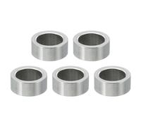 PATIKIL 5pcs M10 Separadores de Acero Inoxidable, Espaciadores Redondos de Metal Espaciadores Metálicos de Acero Inoxidable para M10 Tornillo Pernos, 6x10.2x14mm (L*ID*OD)