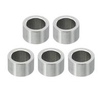PATIKIL 5pcs M10 Separadores de Acero Inoxidable, Espaciadores Redondos de Metal Espaciadores Metálicos de Acero Inoxidable para M10 Tornillo Pernos, 8x10.2x14mm (L*ID*OD)